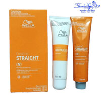 Bộ duỗi tóc Wella Creatine Straight 100ml x2 ( mới) [ TN ]