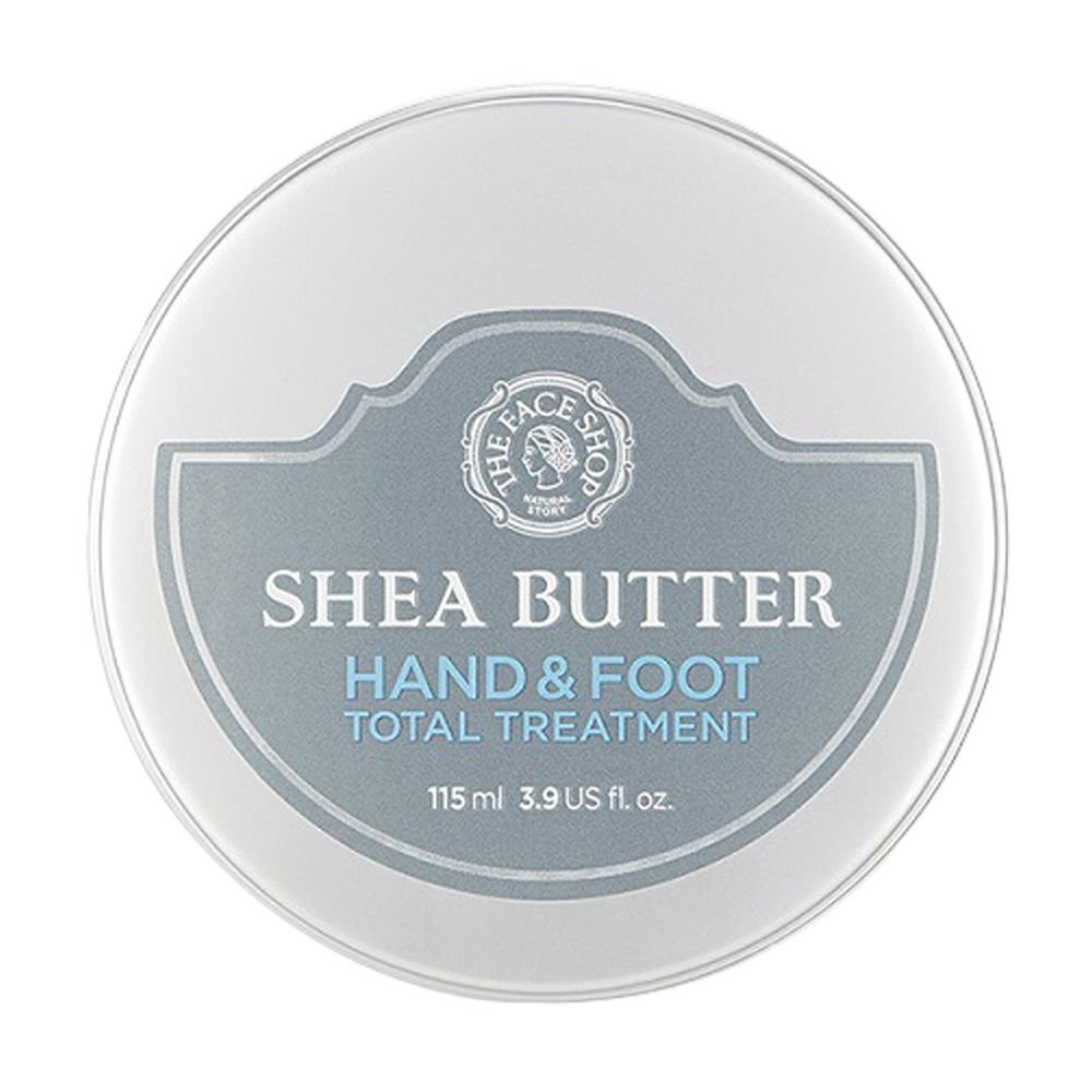 Bơ dưỡng ẩm tăng cường cho da tay và chân TheFaceShop Shea Butter Hand &amp; Foot Total Treatment 115ml