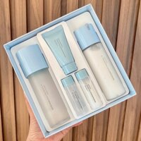 Bộ dưỡng cấp nước, cấp ẩm, cân bằng da LANEIGE Water Bank Blue Hyaluronic 2 Step Essential Set