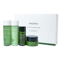 Bộ Dưỡng Da Dùng Thử Innisfree Trà Xanh Green Tea Special Kit EX Set (4 Sản Phẩm)