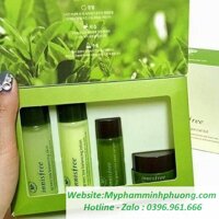 BỘ DƯỠNG DA DÙNG THỬ INNISFREE TRÀ XANH GREEN TEA SPECIAL KIT SET (4 SẢN PHẨM)