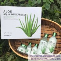 BỘ DƯỠNG DA LÔ HỘI ALOE AQUA SKIN CARE SET