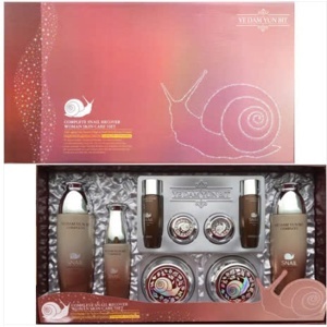 Bộ dưỡng trắng, trị nám, tàn nhang Hàn Quốc Snail set 5- Ye Dam Yun Bit