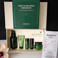 Bộ dưỡng da trà xanh mini innisfree green tea seed serum special set