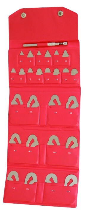 Bộ dưỡng đo cung tròn 26 lá Mitutoyo 186-902