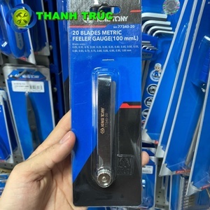 Bộ dưỡng đo độ dày 0.05-1mm 20 lá Kingtony 77340-20