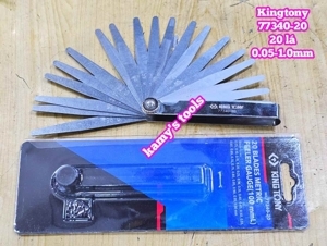 Bộ dưỡng đo độ dày 20 lá Kingtony 77340-20 0.05-1.00mm