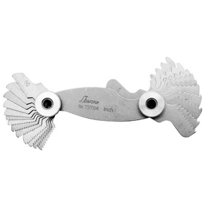 Bộ dưỡng đo ren hệ mét 26 lá Shinwa 73794