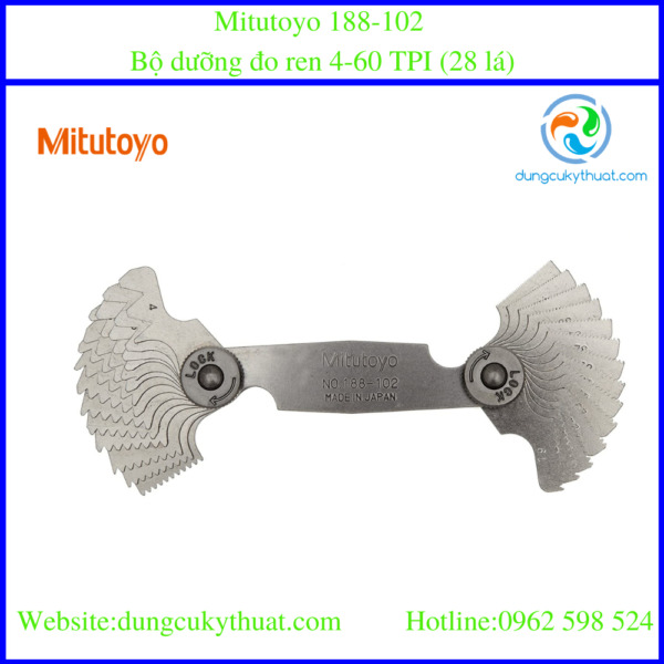 Bộ dưỡng đo ren Mitutoyo 188-102
