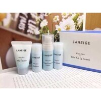 Bộ Dưỡng Trắng Da Mini #Laneige White Dew Trial Kit (4 Items)