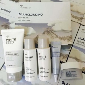 Bộ dưỡng trắng THE FACE SHOP Blanclouding with White Seed