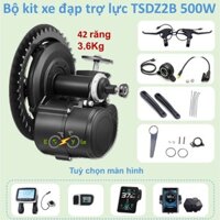 Bộ ebike kit nâng cấp xe đạp thường thành xe đạp trợ lưc Tongsheng TSDZ2B 48V 500W