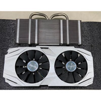 Bộ Fan_Ốp_Tản GTX 1060 Asus Dual Trắng ( Không có mạch )