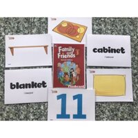 Bộ Flashcard và Mindmap Family and Friends Grade 3 Special Edition ép Plastic