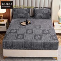 bộ ga + 2 vỏ gối nỉ nhung coco Juliet 2024, 1m2x2m 1m4x2m 1m5x2m 1m6x2m 2m2x2m 1m8x2m đệm cao 15cm