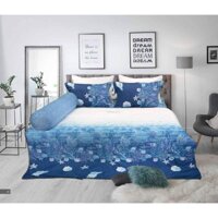 Bộ Ga Bọc Chần Gòn EPM OCEAN - MOC40 - 1M8 X 2M