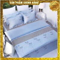 Bộ Ga Chần Gòn Cotton Solid Edena 359 [ SIÊU BỀN ] Gồm 5 Món, Bảo Hành  Một Đổi Một