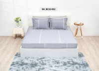 Bộ ga chun chần 180x200 Sông Hồng chất cotton - BC22 052