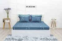 Bộ ga chun chần 180x200 Sông Hồng chất cotton - BC22 060