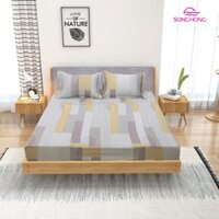 Bộ ga chun chần cotton Sông Hồng 180 cm x 200 cm - BC21029