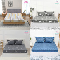 Bộ ga chun KC 1m2*1m9 - Chất cotton - Sông Hồng chính hãng.