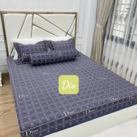 Bộ ga chun trần bông 3 lớp cotton 100%, hàng loại 1 ,kích thước 1m2/1m6/1m8/2m2- TIM XƯỚC - Chuyengagoigiaxuong