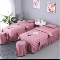 Bộ ga giường phun xăm, thẩm mỹ, ga giường nối mi