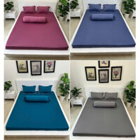 Bộ ga giường thun lạnh 4 món bọc được nệm 20cm gồm 4 món