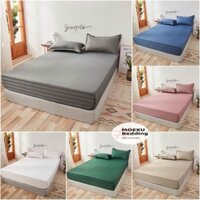 Bộ Ga Giường và Vỏ Gối Sọc Cotton 3F bóng, tiêu chuẩn khách sạn đủ size nệm Khách Sạn, Nhà Nghỉ, Homestay chuyên dùng