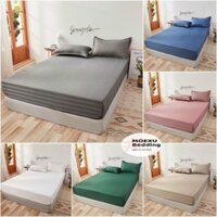 Bộ Ga Giường và Vỏ Gối Sọc Cotton 3F bóng, tiêu chuẩn khách sạn đủ size nệm Khách Sạn, Nhà Nghỉ, Homestay chuyên dùng