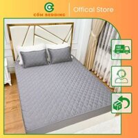 Bộ Ga Giường Và Vỏ Gối Trần Bông Siêu Mềm Mịn Ga Giường Bọc Đệm Bo Chun Kèm Đôi Vỏ Gối Cao Cấp