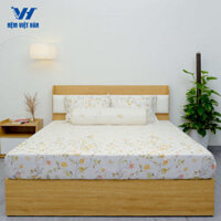 Bộ Ga Giường Việt Hàn Roxana - Thoáng Mát, Thấm Hút Mồ Hôi - Nệm Việt Hàn
