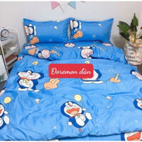 Bộ Ga Gối 1m2 1m4 1m6 Ga Giường + 2 Vỏ Gối Nằm Cotton Poly Drap Bốn Mùa,mẫu mon đàn _gagoisihn