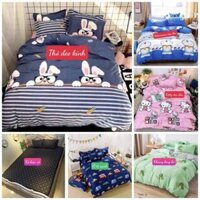 Bộ ga gối 3 món 1m6*2m -Bé TRAI