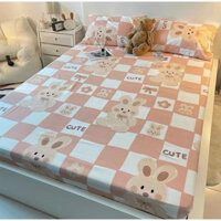 Bộ ga gối 3 món cotton poly hàng loại 1 ,1m2x2m 1m6x2m vs 1m8x2m - COCO Beding
