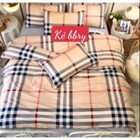 Bộ ga gối 3 món cotton poly 1m2 1m6 ga chun kèm 2 áo gối mẫu bbr -chuyengagoigiaxuong