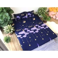 Bộ ga gối cotton poly 3 món họa tiết mẫu sao rơi Bà Béo  Kho chăn ga gối, ga giường, drap giường