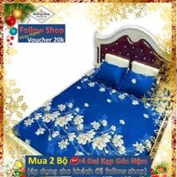 Bộ Ga Gối Cotton POLY Kovico 2018 ( Bộ sưu tập các loài Hoa)