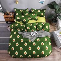 Bộ Ga Gối Gồm 1 Ga Chun Kèm 2 Vỏ Gối Nằm và 1 vỏ gối ôm Bọc Đệm dày 15-30cm 1m6 x2m dành cho niêm 30 phân