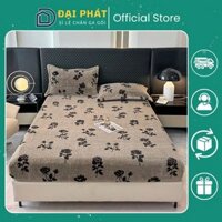 Bộ Ga Gối Nỉ Lông Lông Thỏ Siêu Mềm Mịn Siêu Ấm Ga Giường Vỏ Gối Nỉ Sang Trọng Tinh Tế Mẫu Mới