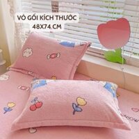 Bộ ga gối nỉ nhung trải giường họa tiết nhiều màu, ga nỉ nhung bo chun đủ size nệm lò xo 1m2 1m4 1m6 1m8 2m2 DREAMHOME