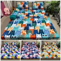 bộ ga gối thun lạnh hàn quốc, drap thun lạnh hàn (bộ 4 món)