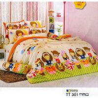 Bộ ga gối toto Thái lan kt 1m8x2m mã TT301