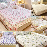 Bộ Ga Gối Trần Bông 3 Món Cotton đũi dệt bông xơ đậu lành - Full Size