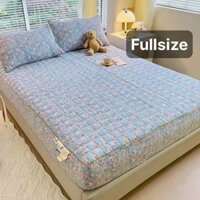 Bộ Ga Gối trần bông cotton đũi, 1m6, 1M8, 2M2