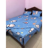 Bộ Ga Gối Trần Bông Dày Dặn, Xẻ Góc ( Ga Chùm, Ga Phủ Xuống Giường Như Ảnh)