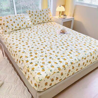 Bộ ga gối trần bông Đũi xơ đậu nành cao cấp - CH176