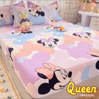 Bộ ga gối vỏ ôm 4 Món 💖 M2. M4. M6. M8 💖, Drap Trải Nệm Cotton Poly  - SakuraBedding