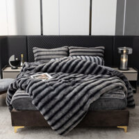 Bộ ga hồ ly 5 món kèm ruột chăn đông