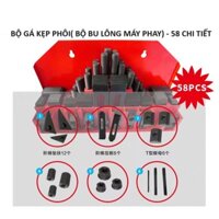 Bộ gá kẹp phôi 58 chi tiết, Bộ bu lông máy phay M12-14-16 giá rẻ Cơ khí Thông Hằng